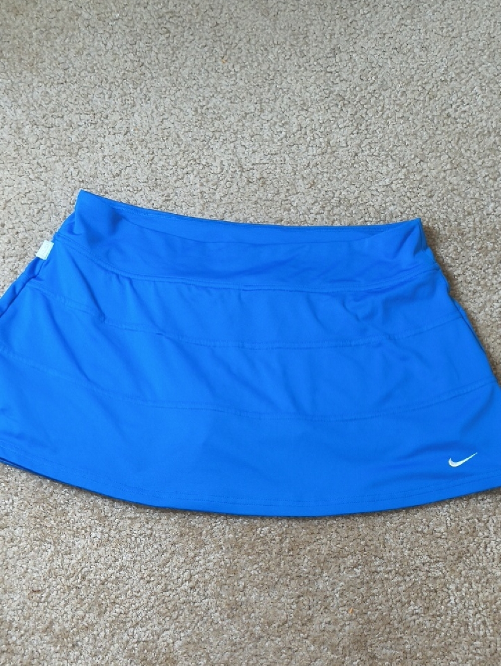 Nike Blue Athletic Skort with White Swoosh Size L B33